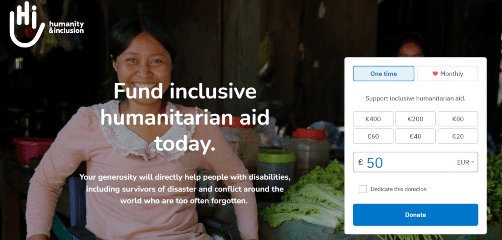 donate handicap international